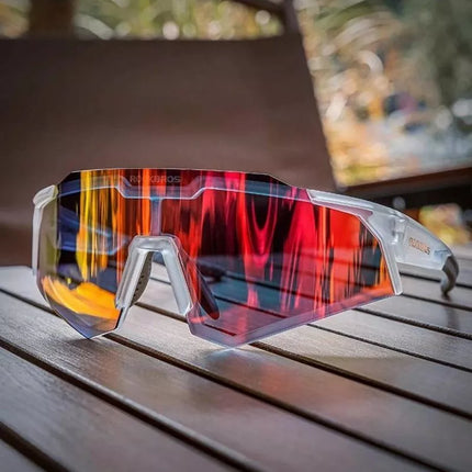 Rockbros SP291 Fotochrominiai UV400 Dviračių Akiniai - Balti