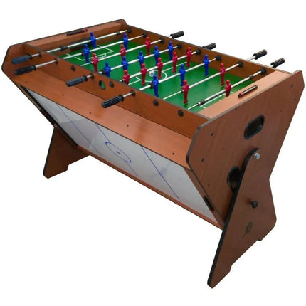 3-in-1 ROTARY GAME TABLE, BILLIARDS, TABLE FOOTBALL, AIR HOOK-UP 121x89x84.5CM