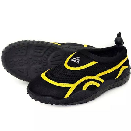 JUNIOR WATER SHOES BLACK/YELLOW XQMAX S.30