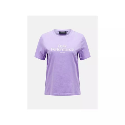 Peak Performance Moterų Originalūs Marškinėliai Violetiniai