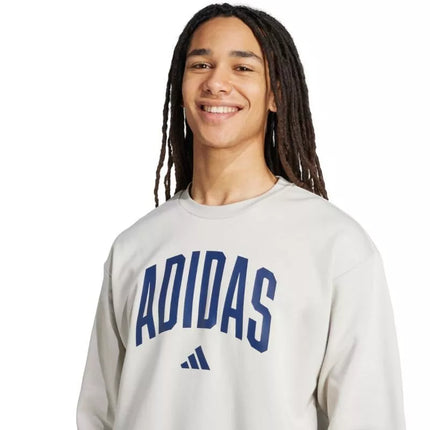 Vyriškas adidas Koleginis džemperis pilkas JM1732
