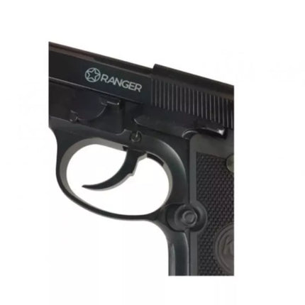 RANGER M92 FULL AUTO BLOWBACK air pistol, 4.5 BBs, 18 shots. KWC