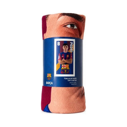 FC Barcelona Pedri paplūdimio rankšluostis iš mikropluošto 70X140 120010