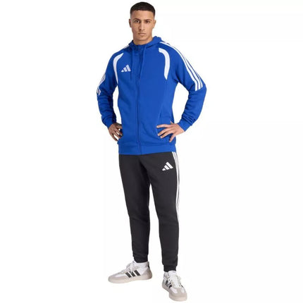 Men's adidas Tiro 26 League Sweat Full Zip Hoodie Blue KF9105