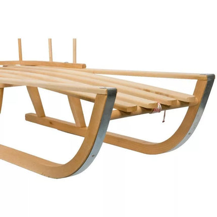 NINA WOODEN SLEDGE WITH BACKREST