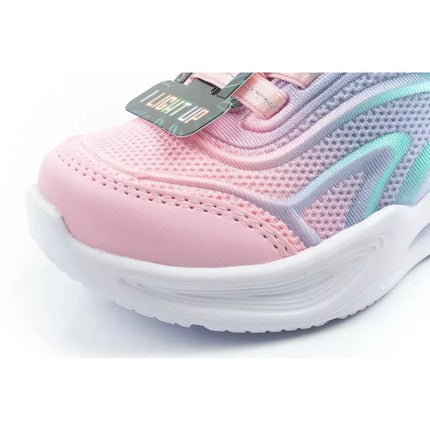 Skechers Color Breeze LED Children's Sports Shoes for Girls Turquoise