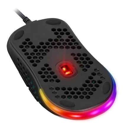 Defender Laidinė žaidimų pelė Shepard GM-620L Optinė 12800 DPI 7 mygtukų RGB apšvietimas 52620