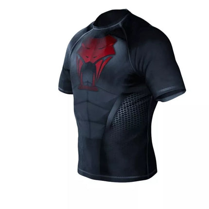 The "Snake" compression Rashguard shirt is made of DBX MORE DRY M material.