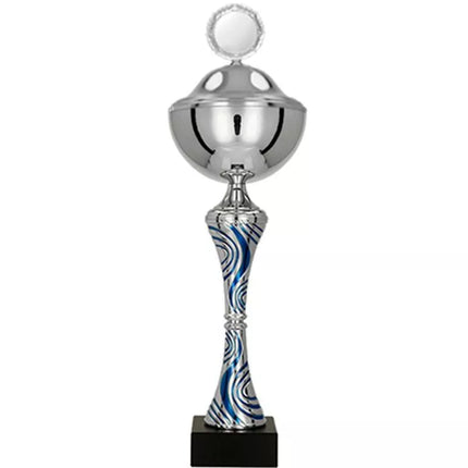 Metal cup with a lid