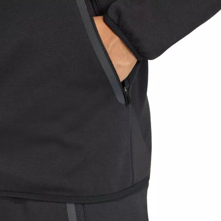 Vyriškas adidas Tiro 26 kelioninis džemperis su gobtuvu, juodas KF6075