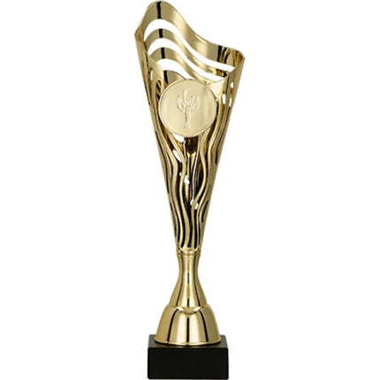 Gold plastic cup