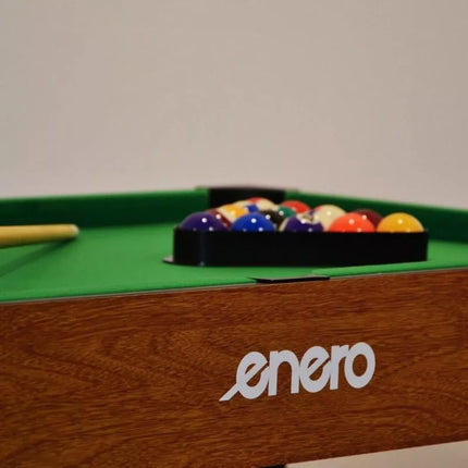 3-in-1 WOODEN TABLE FOR FOOTBALL, BILLIARDS, AIR HOOKUP 121x61x81CM