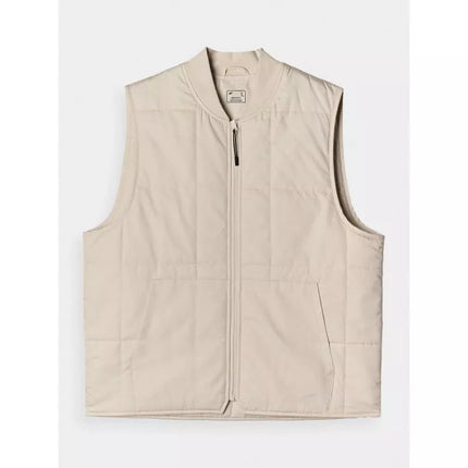 Men's down vest with stand-up collar 4F 4FRAW24TVESM171-12S