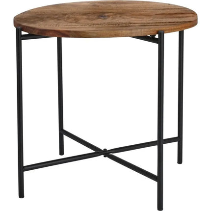 COFFEE TABLE WOODEN TOP 48x38CM