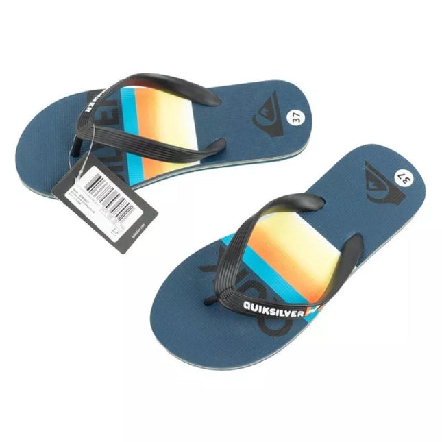Quiksilver Molokai vaikiškos šlepetės, madingos ir patogios paplūdimiui.