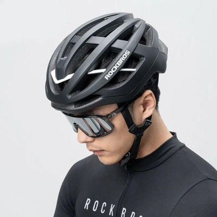 Rockbros HC-58BK-L Dviračio šalmas 58-61 cm - Juoda ir Pilka