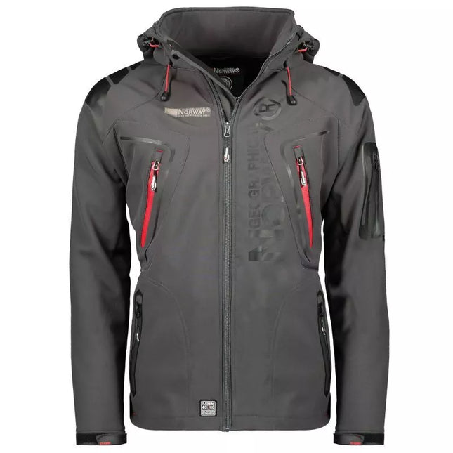 Geographical Norway Techno DB MEN 056 WU1060H/GN-DARK GRAY softshell striukė