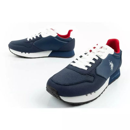 US Polo Assn sports shoes sneakers men's fashionable comfortable navy blue