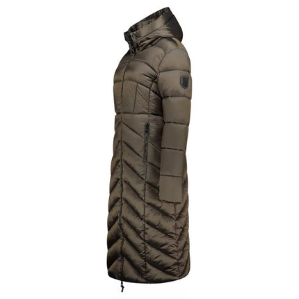 Geographical Norway Blanche ilga chaki spalvos moteriška striukė (WZ5491F/GN-Kaki)