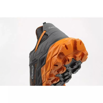 Flyrock Vibram Vyriški patvarūs pilkai oranžiniai trekingo sportiniai batai