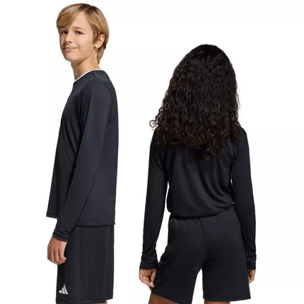 adidas Entrada 26 ilgomis rankovėmis marškiniai, juodi KF5879