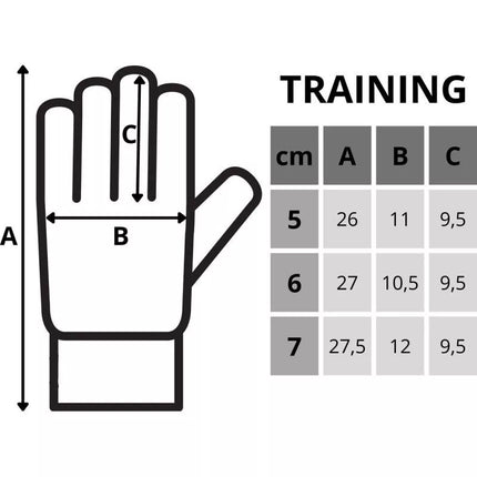 ENERO TRAINING GOALKEEPER GLOVES SIZE 6