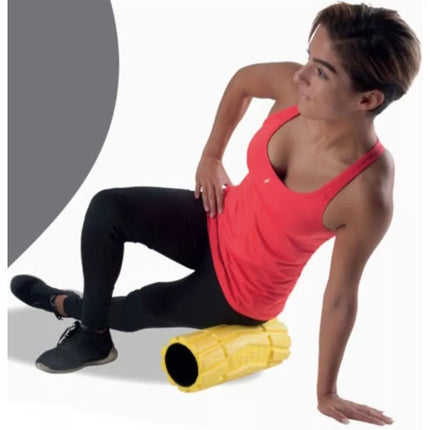 EXERCISE ROLLER 36x14CM SOFT YELLOW PURE 2 IMPROVE