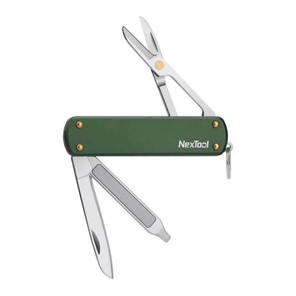 NexTool Mini kišeninis peilis NE0143 4-in-1 Žalias