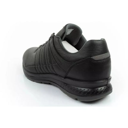 Grisport men's Nero avon leather sports shoes black comfortable lightweight