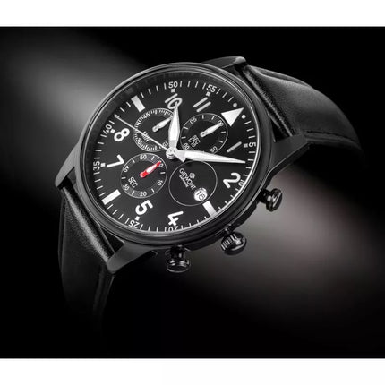 Giewont Chronograph Sapphire Black Men's Watch GW5630-A1