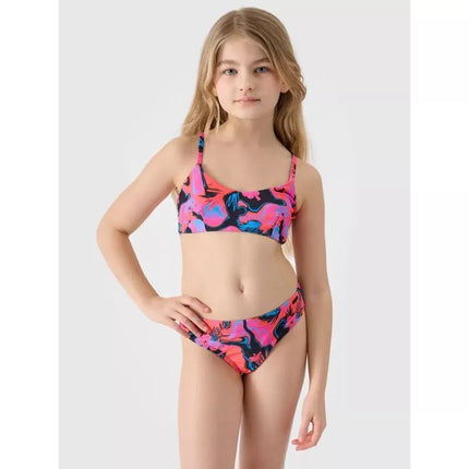 Girls' two-piece swimsuit 4F JUNIOR 4FJWSS25UBKSF046-90A