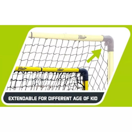 SULANKSTOMI FUTBOLO VARTAI 91X43X61CM 36X17X24CM SU REGULIUOJAMU AUKŠČIU IR PLOČIU