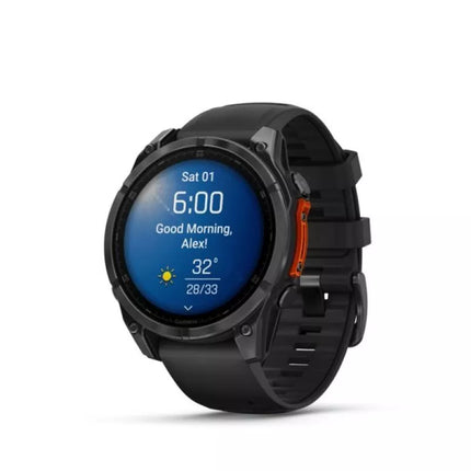 Garmin Fenix 8 47mm Skalūno pilka/juoda