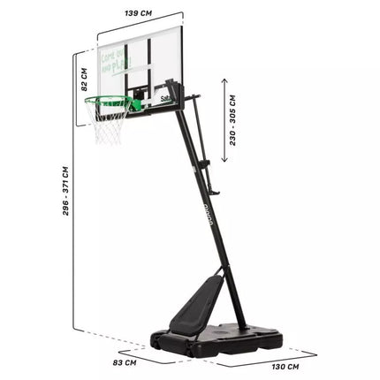 Krepšinio stovas Salta Guard, 139 cm x 371 cm