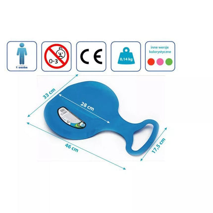 APPLE BLUE DOWNHILL SLIDE