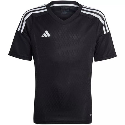 adidas Tiro 23 Varžybų rungtynių marškinėliai vaikams Juodi IC7461