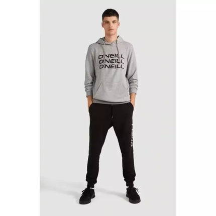 O'neill men's sweatshirt with kangaroo pocket, Triple, fashionable gray