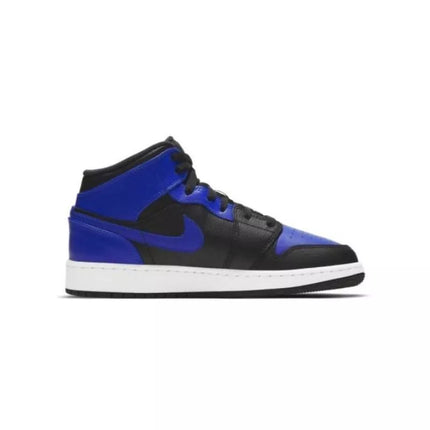 Air Jordan 1 Mid Hyper Royal GS vaikiški batai - 554725-077