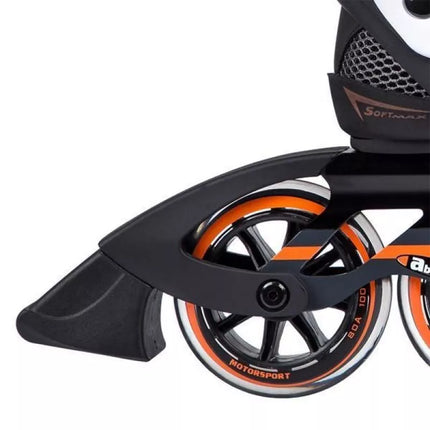 NILS EXTREME NA1060S ROLLER SKATES BLACK-ORANGE SIZE 41
