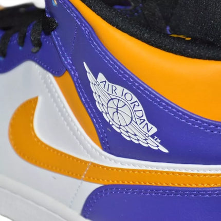 Air Jordan 1 MID Sneakers Los Angeles Lakers LA - DQ8426-517