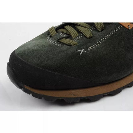 Bellamont Gore-tex Vyriški patvarūs žygio batai žali Aku