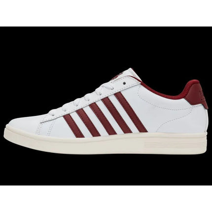 K-swiss sneakers COURT TIEBREAK II WHITE/TIBETAN RED/SNOW WHITE-M (04413-152-M)