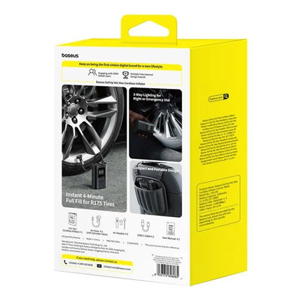 Baseus GoTrip VA1 Wireless Pump 150 PSI 7500 mAh - Dark Gray