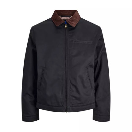 Jack&Jones pilotų striukė JORNORREBRO WORKER JACKET 12282903 JUODA/VELVETINĖ C