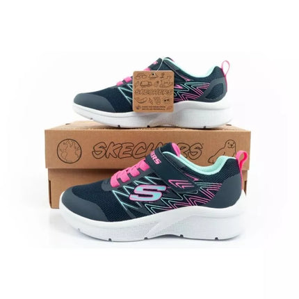 Skechers Microspec lengvi vaikiški sportiniai bateliai mergaitėms