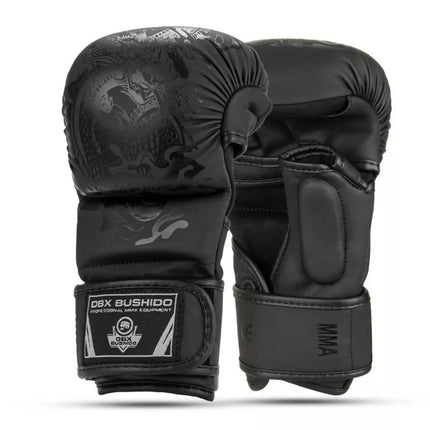 MMA treniruočių pirštinės M - Juodasis Drakonas - Valor serija