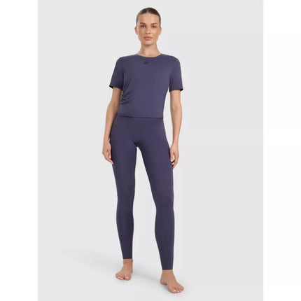 Women's quick-drying yoga and pilates leggings 4F 4FWAW25TFTIF369-31S