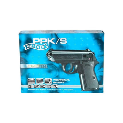 Walther PPK/S spyruoklinis airsoft pistoletas