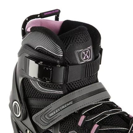 NILS EXTREME NA9157 riedučiai juodi ir violetiniai, dydis 45