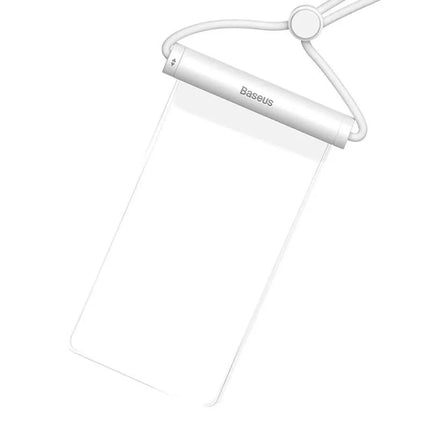 Baseus AquaGlide BS-PC030 dėklas atsparus vandeniui IPX8 su cilindriniu užsegimu - baltas
